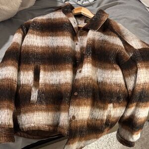 Maison Article Fur Brown Jacket